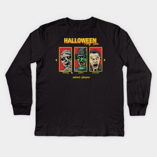 halloween party game Kids Long Sleeve T-Shirt